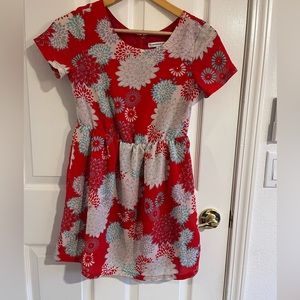 ASOS red floral dress